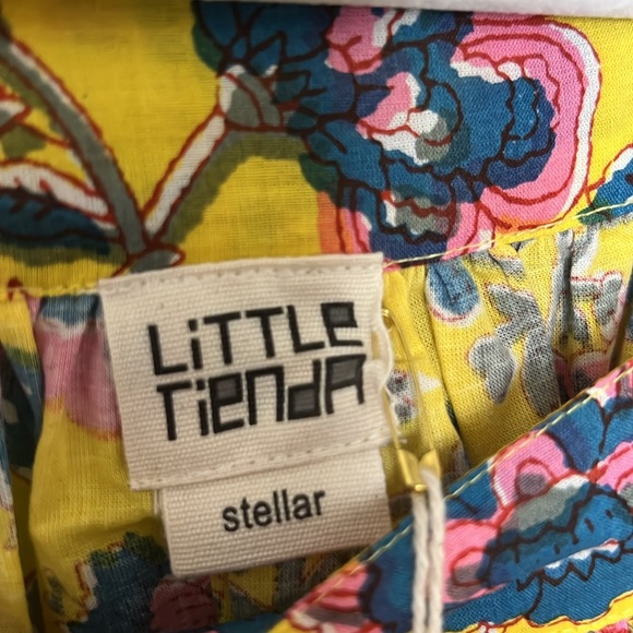 Little Tienda Block Print Dress Small - Picture 4 of 5